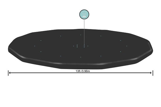 Flowclear afdekhoes rond 392cm