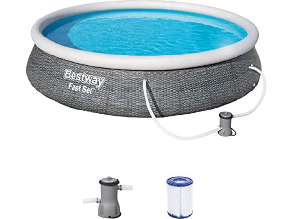 Bestway FastSet zwembad Ø396 met pomp 12 Volt